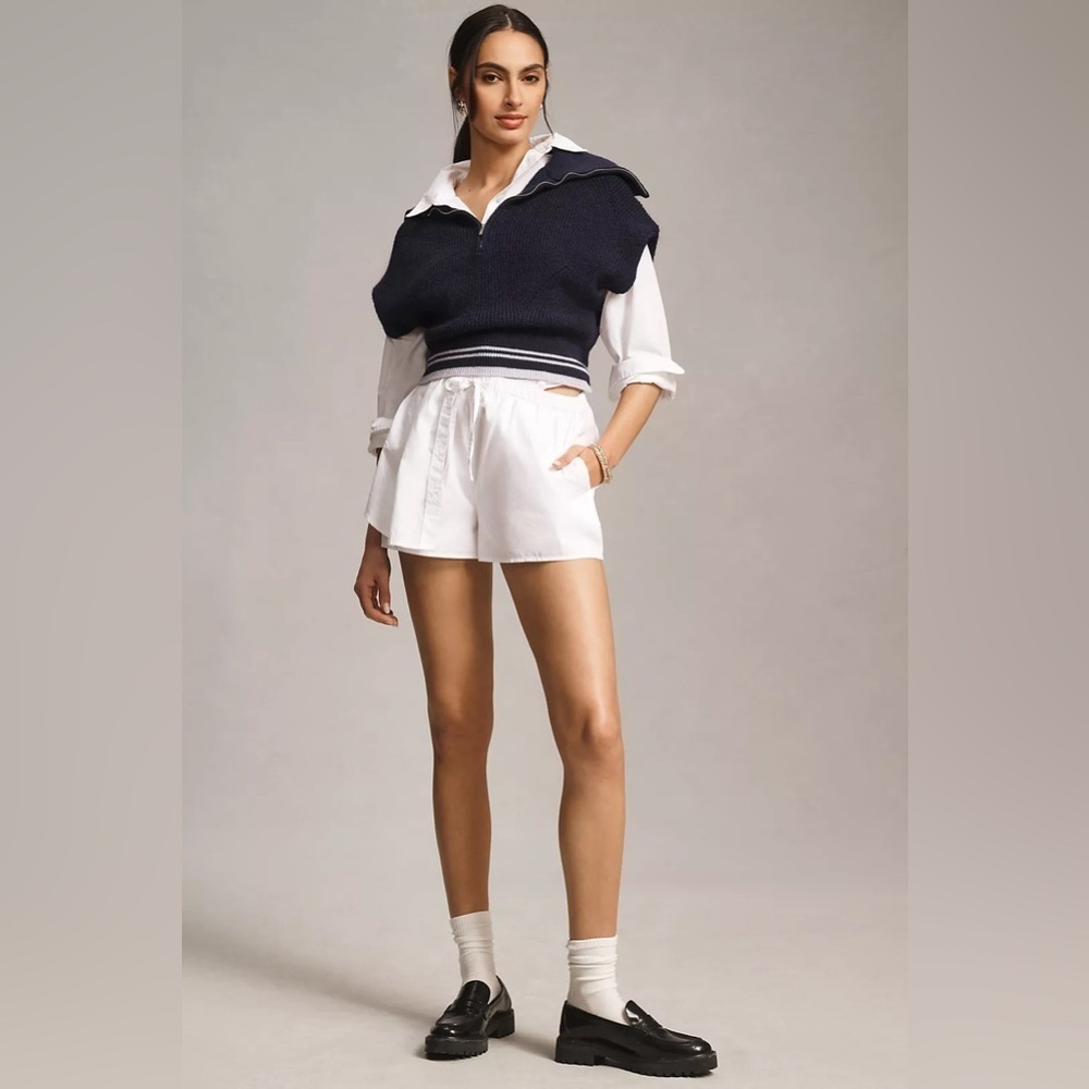 NWT Size XLP - Maeve Quarter-Zip Sweater Tee - Picture 3 of 16